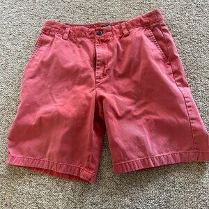 Nautica Men's Red Shorts Size 32 – Classic Casual Summer Wear, Preppy Style